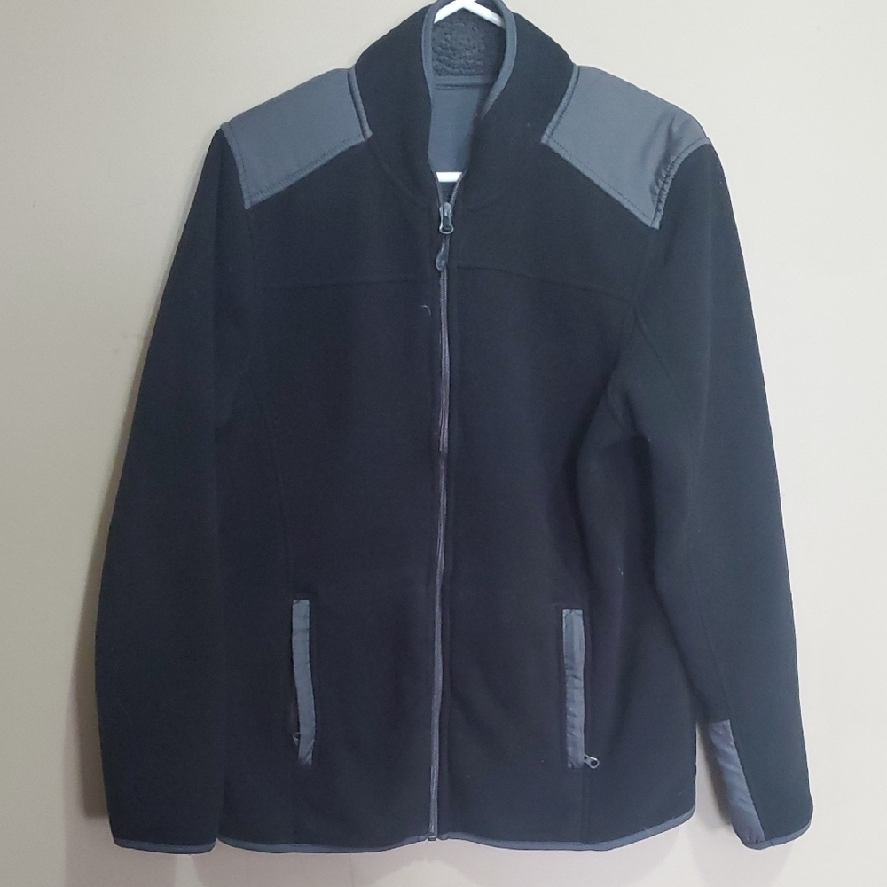 Womens Black and Gray Jacket Size XLarge